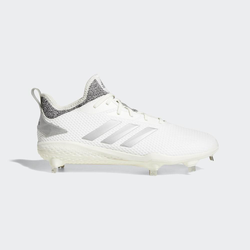 Adidas Men's Adizero Afterburner V Baseball Cleats White/Grey Ireland CG5224